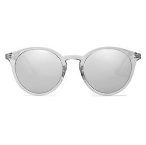 🕶Silver Round Polarized Sunglasses for Women Men Classic Vintage